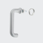 Fenstergriff, 234023 Silber