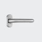Türdrücker / Türgriff, schräg / Schüco 210919 Edelstahl (INOX)