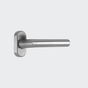 Türdrücker / Türgriff, gerade / Schüco 240037 Edelstahl (INOX)