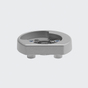SmartActive Befestigungsrosette Silber | Links