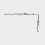Schereneckumlenkung / Schüco VarioTec Silber | 220 mm
