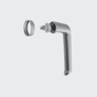 Fenstergriff, 234004 Silber