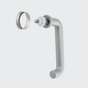 Fenstergriff, 234023 Silber