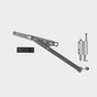 Drehkipp-Schere 35 kg Links | Naturton/Silberfarbig