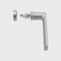 SmartActive Fenstergriff Silber