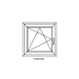Griffrosette für Steckgriff, 21490300 Weiß