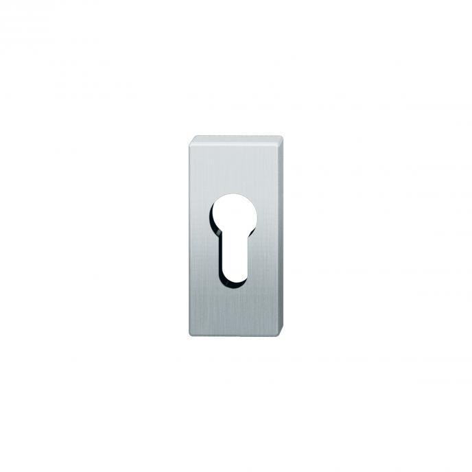 FSB Schließzylinderrosette eckig Edelstahl hochglanzpoliert (6205)