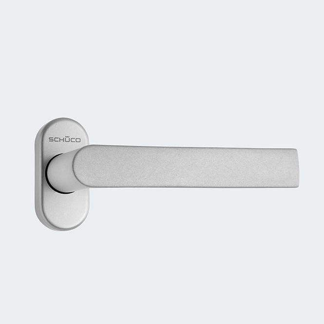 Türdrücker / Türgriff, gerade / Schüco 240152 EV1 (Silber) | Gerade