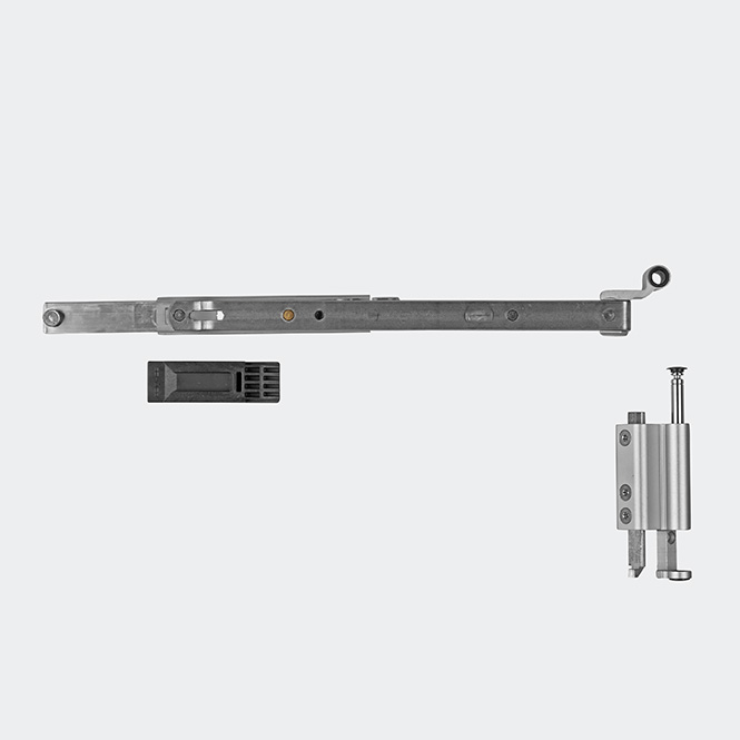 Drehkipp-Schere 35 kg Links | Naturton/Silberfarbig