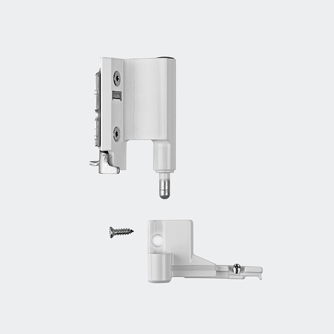 Ecklager 130 kg Links | Verkehrsweiß