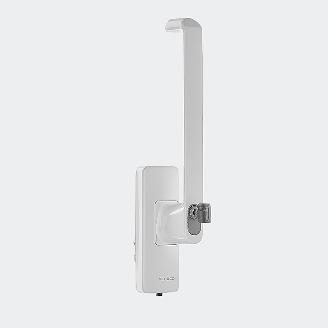 Fenstergriff Verkehrsweiß | DIN rechts