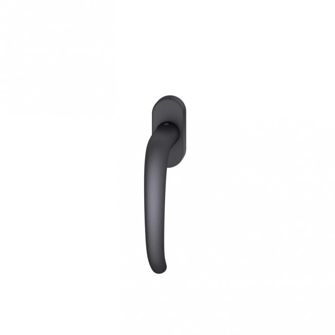 FSB 1023 Fenstergriff Aluminium gestrahlt, schwarz eloxiert (0810)