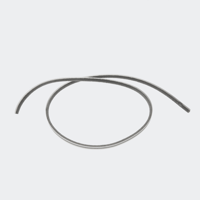 Bürstendichtung 4,75 mm Silbergrau