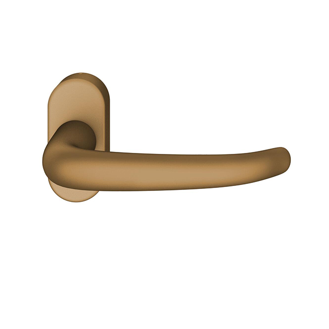 FSB 1023 Rahmentürdrücker Aluminium gestrahlt, bronzefarbig eloxiert (0410)