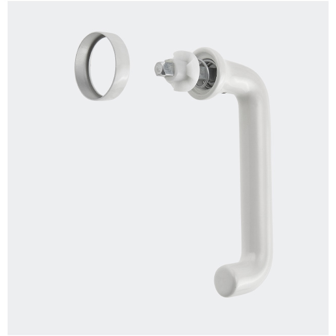 Fenstergriff, 234025 RAL 9010 (Reinweiß)