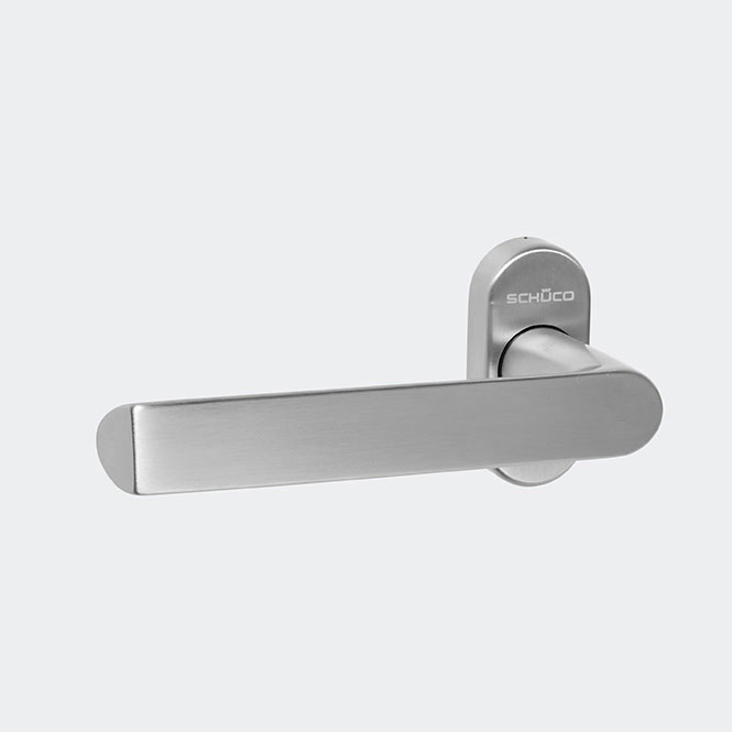 Türdrücker / Türgriff, gerade / Schüco 279639 Edelstahl | Gerade