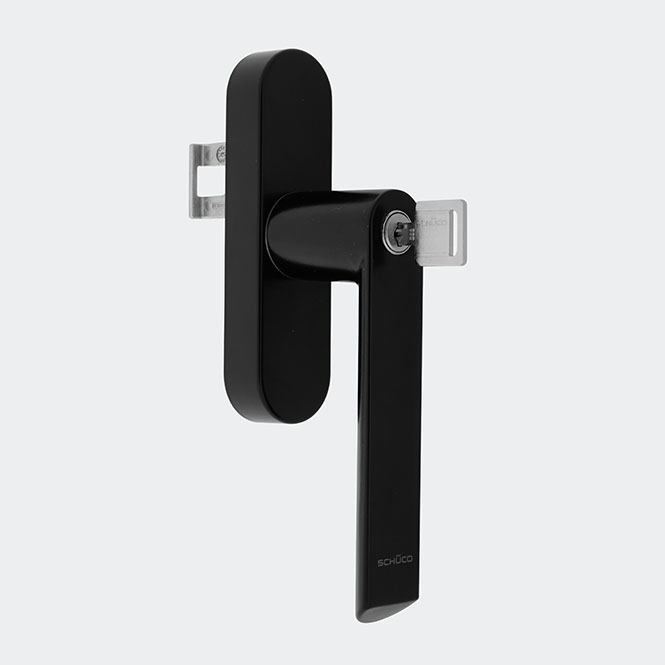 Fenstergriff RAL 9005 (Tiefschwarz)