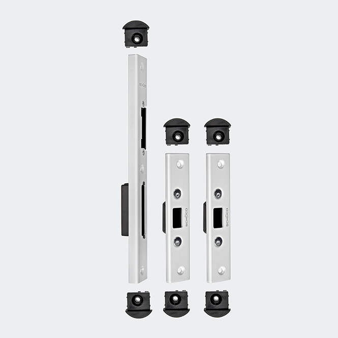 Schliessbleche – Rundbolzenschloss Links