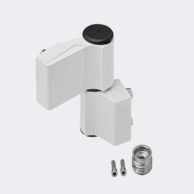 Aufsatzband für nach innen öffnende Türen Verkehrsweiß (RAL 9016)