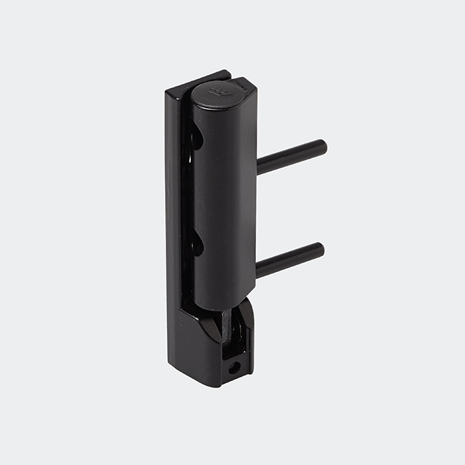 Schüco Ecklager aufliegend Schwarz | Links