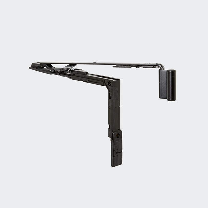 Dreh-Kipp-Schere Systembeschlag Schwarz | 250 mm