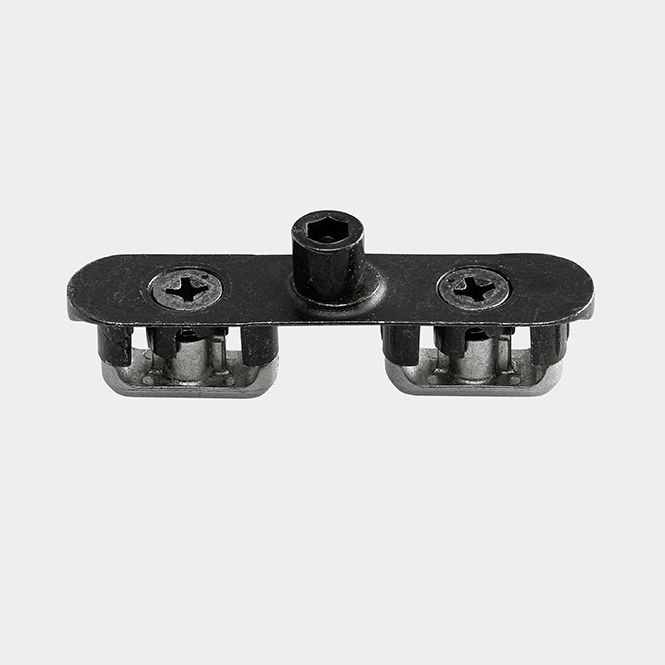 Mittenverriegelung verstellbar Schwarz