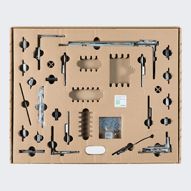 Einbruchhemmender Drehkipp-Nachrüstbeschlag Typ 1 DIN rechts 