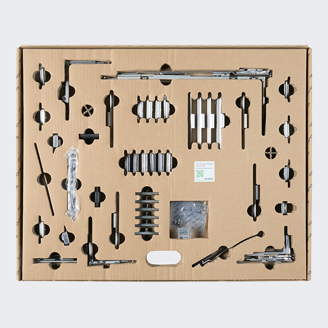 Einbruchhemmender Drehkipp-Nachrüstbeschlag Typ 4 DIN rechts 