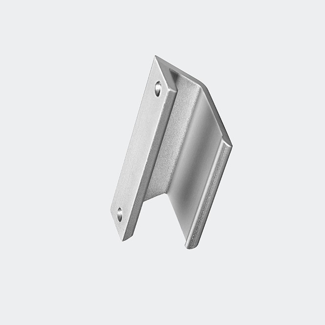 Balkontürgriff / Türziehgriff / Ziehgriff Terrassentür / Griff Terrassentür außen EV1 (Silber)