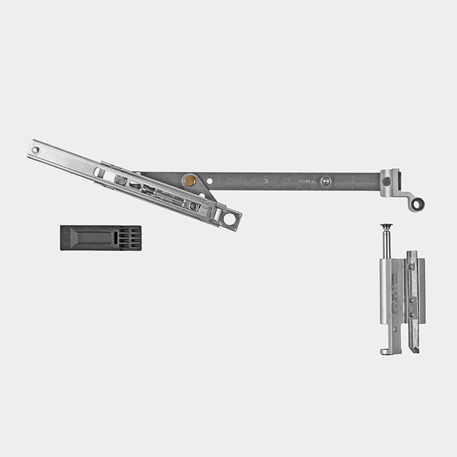 Drehkipp-Schere 35 kg Links | Naturton/Silberfarbig