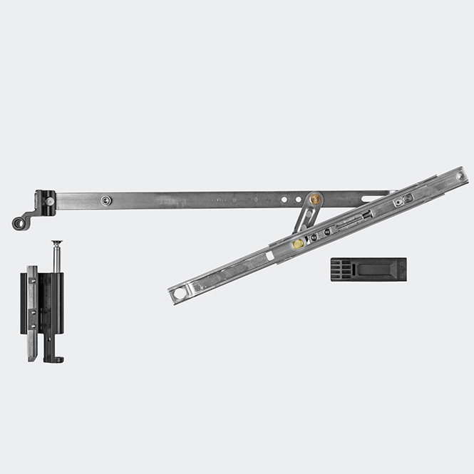 Drehkipp-Schere 130 kg Rechts | Tiefschwarz