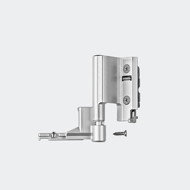 Ecklager 130 kg Rechts | Naturton/Silberfarbig
