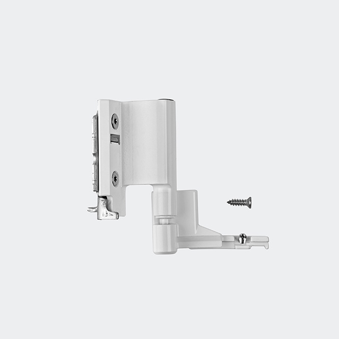 Ecklager 130 kg Links | Verkehrsweiß