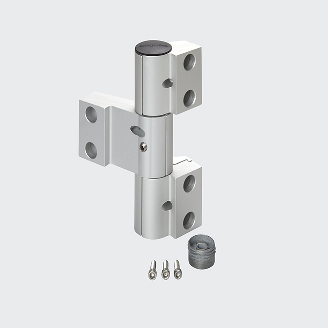 Aufsatzband für nach innen oder außen öffnende Anschlagtüren, 3-teilig RAL 9016 Verkehrsweiß