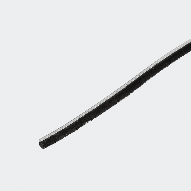 Bürstendichtung 4,75 mm Schwarz