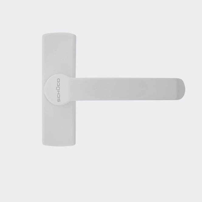 Fenstergriff RAL 9016 (Verkehrsweiß)