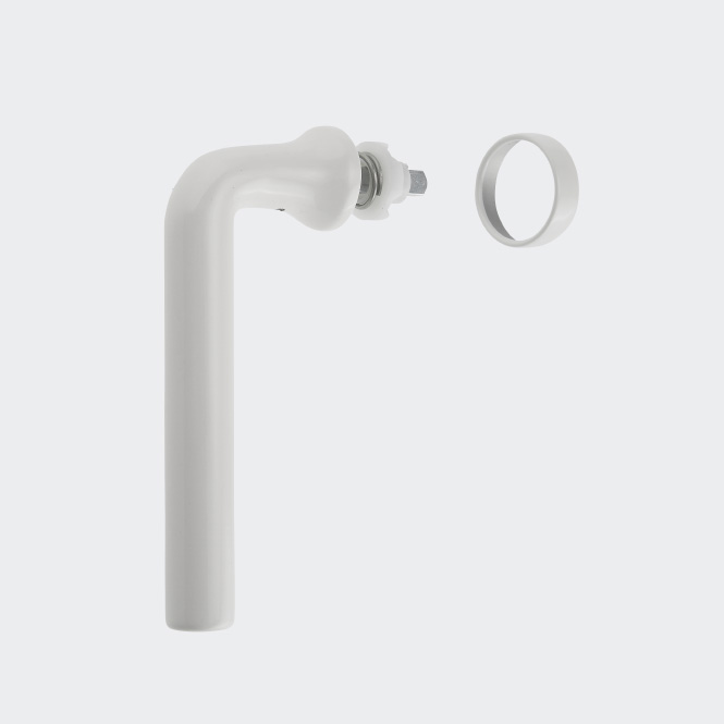 Fenstergriff RAL 9010 (Reinweiß)