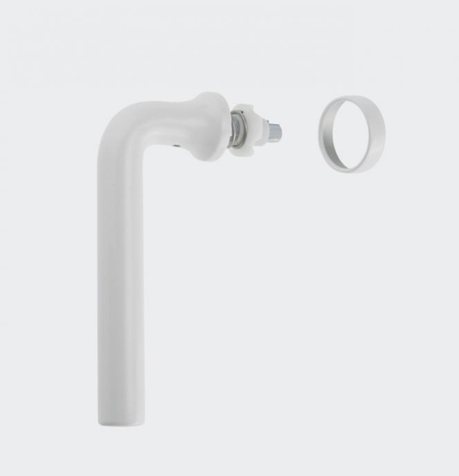 Fenstergriff RAL 9016 (Verkehrsweiß)