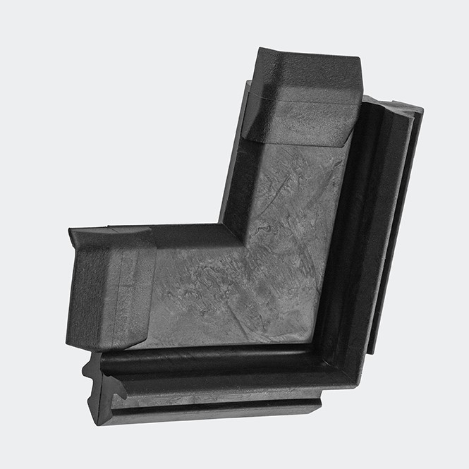 Dichtungsecken für Mitteldichtung Schwarz