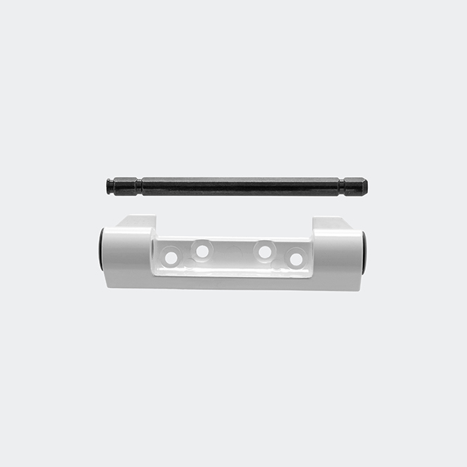 Scherenlager mit Scherenlagerstift Weiß