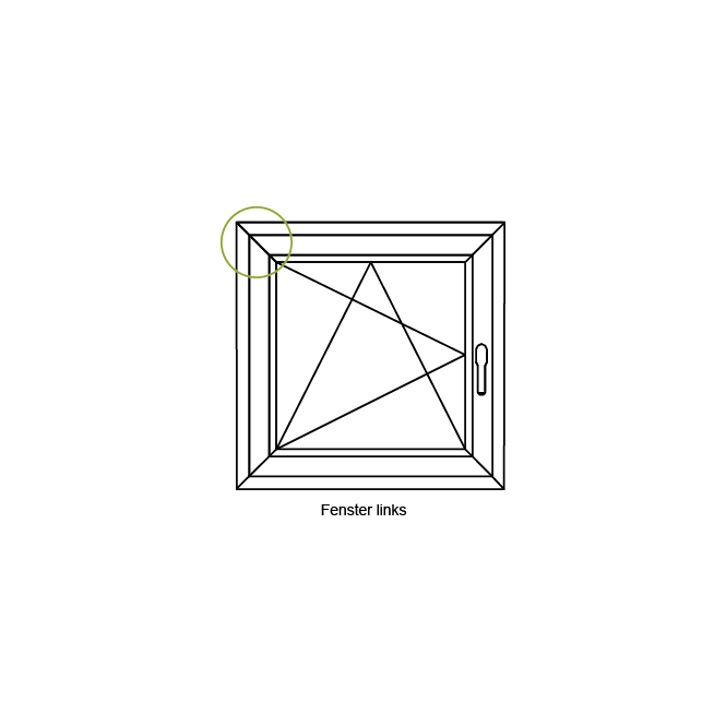 Scheren-Reparaturset 220 mm | links