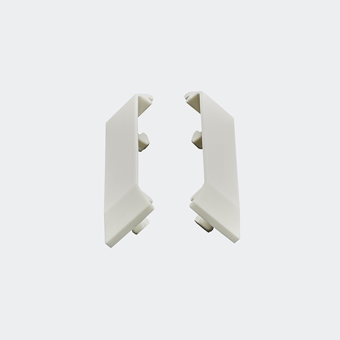 Schüco Wasserschlitzkappen / Entwässerungskappen Weiß (9010)