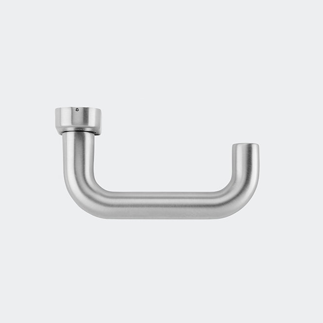 Türdrücker / Türgriff, gerade / Schüco 210713 Edelstahl (INOX)