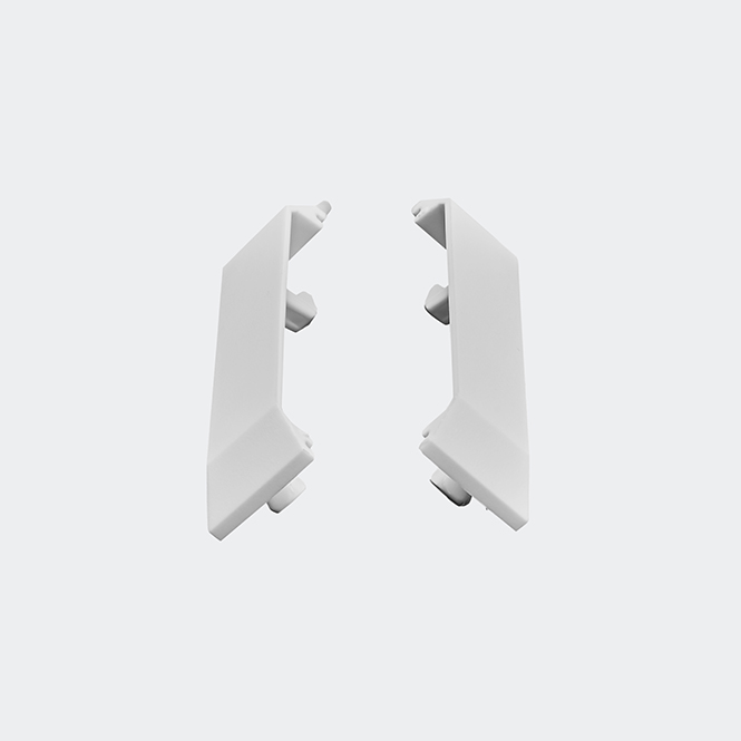 Schüco Wasserschlitzkappen / Entwässerungskappen Weiß (9016)