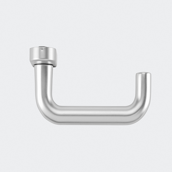 Türdrücker / Türgriff, gerade / Schüco 240071 Naturton / Silberfarbig (E3/C0 (EV1))