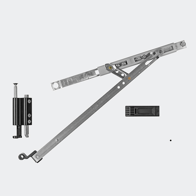 Drehkipp-Schere 130 kg Rechts | Tiefschwarz