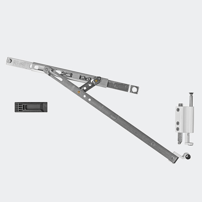 Drehkipp-Schere 130 kg Rechts | Verkehrsweiß