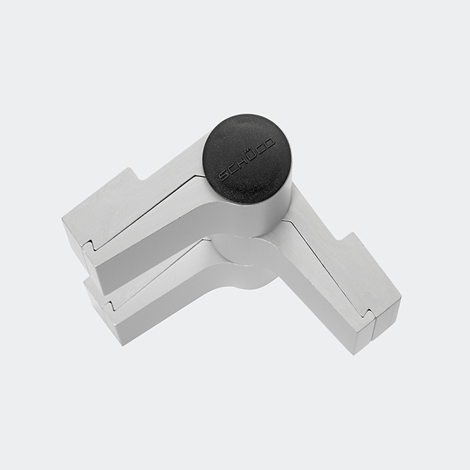 Aufsatzband für nach innen öffnende oder außen öffnende Anschlagtüren  3-teilig, für flächenbündige Türflügel RAL 9010 Reinweiß