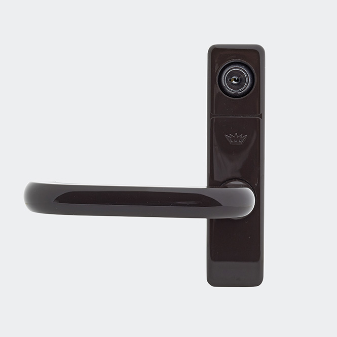 Fenstergriff (Getriebehandhebel) abschließbar, 21457900 Braun | Links