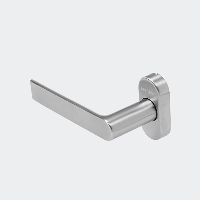 Türdrücker / Türgriff, gerade / Schüco 279639 Edelstahl | Gerade